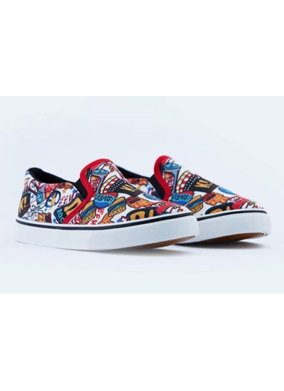 Graffiti Style Slip Ons