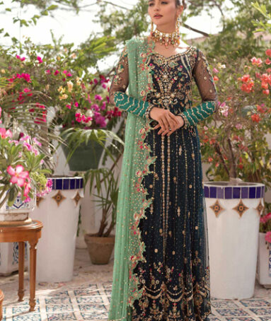 Heavily Embellished Long Peshwas