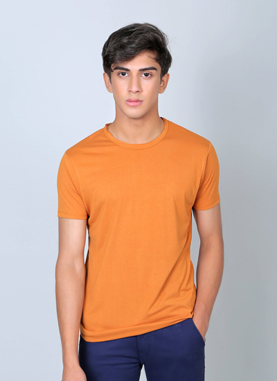 VISCOSE BLEND BASIC TEE