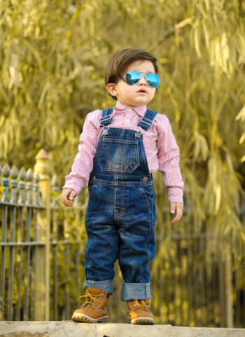 DENIM DUNGAREES