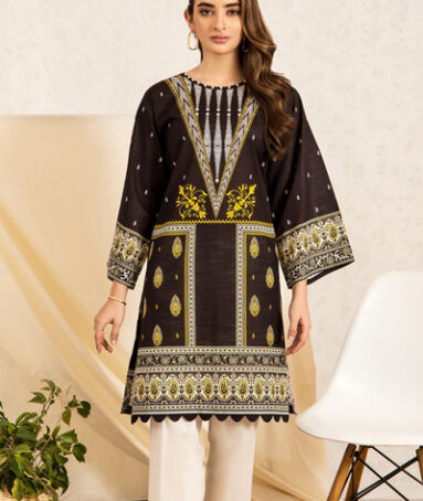 Stitched 1 Piece Printed Khaddar Shirt