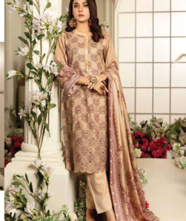 Embroidered 3 Piece Elegant Woman Suit