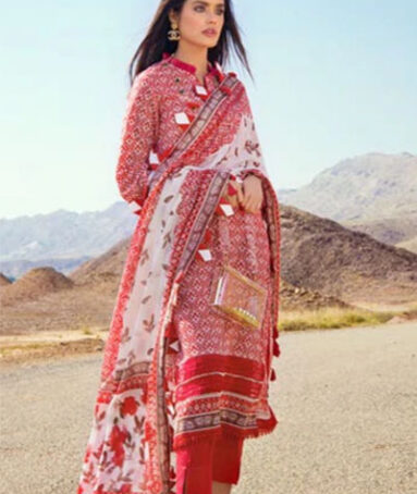 Gul Ahmed Printed Lawn Suit