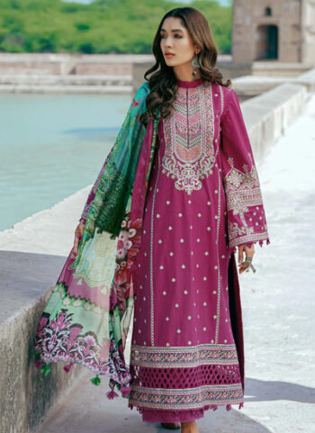 Fandango Magenta Luxury Lawn Eid Unstitched