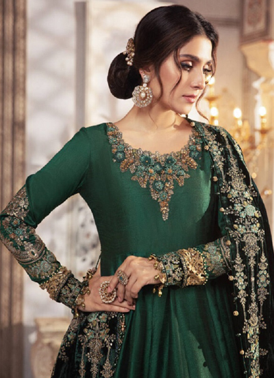 Jacquar Katan Green Long Maxi