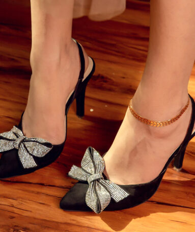 Victoria Bow Slingback Heel For Women